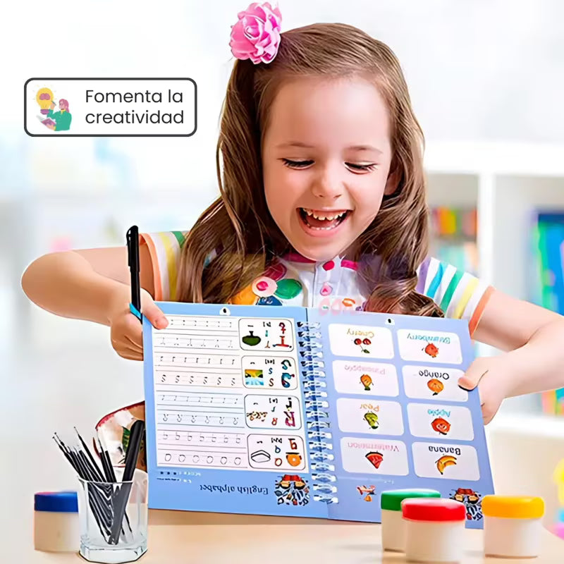 Libro de Caligrafía Mágico Montesori Infantil