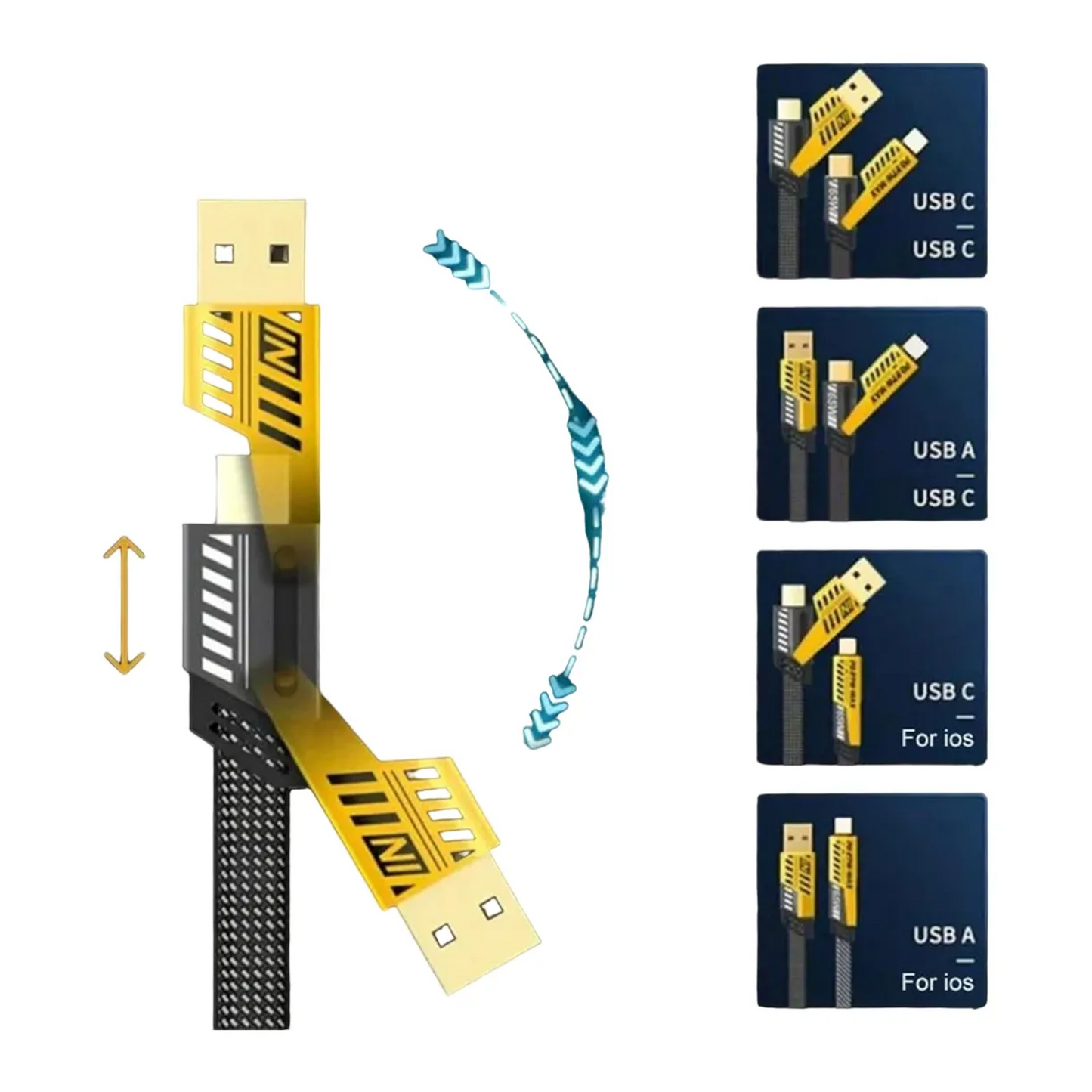 Cable De Carga 4 En 1