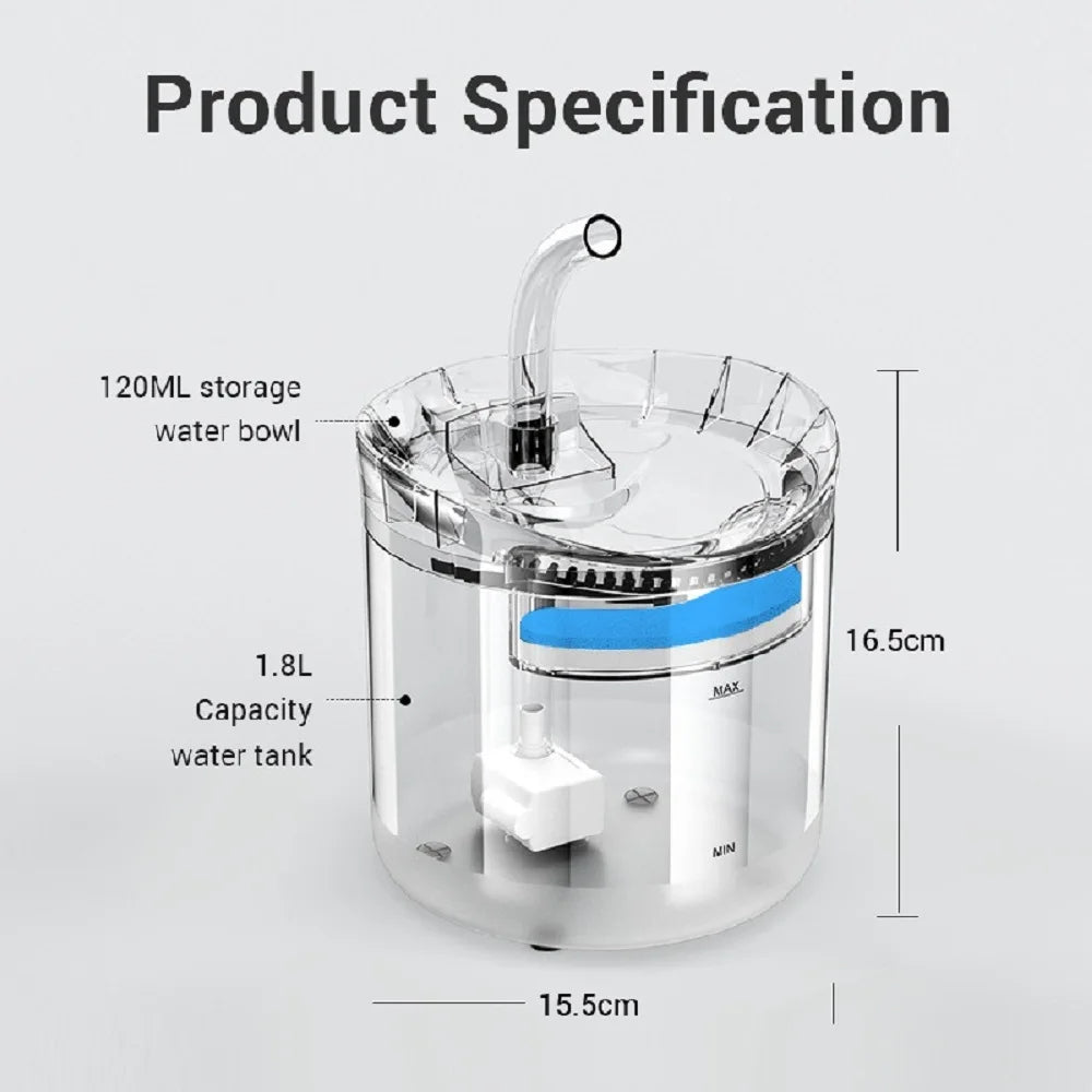 FUENTE O BEBEDERO PARA MASCOTAS AUTOMATICO
