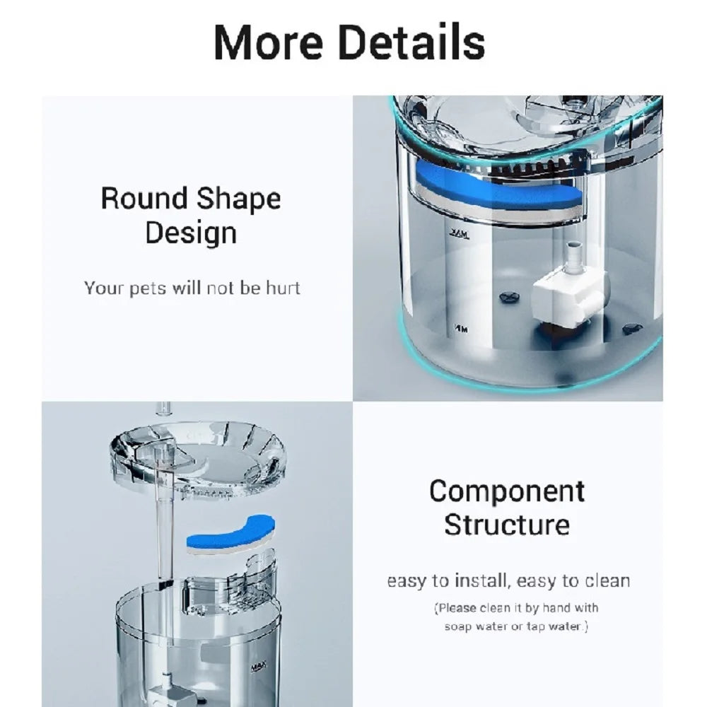 FUENTE O BEBEDERO PARA MASCOTAS AUTOMATICO