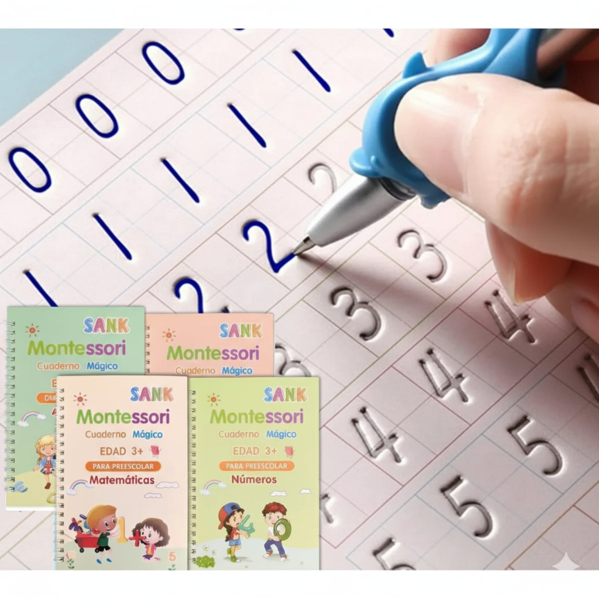 Libro de Caligrafía Mágico Montesori Infantil